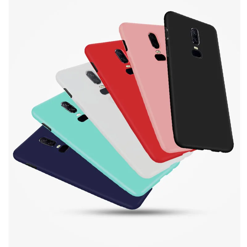 Чехол OnePlus 6 t силиконовый чехол Роскошный Матовый One Plus6 мягкий для T телефона Plus