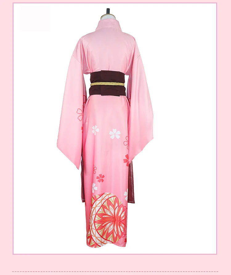 New Anime Konohana kitan Cosplay Costume Sakura Cospaly Yukata Kimono Women Dress for Halloween  (7)