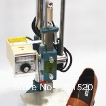 Горячая фольга штамповочная машина для обуви Размер 2,5x6 см Макс+ Золотая фольга рулон+ медные литеры с задним винтом