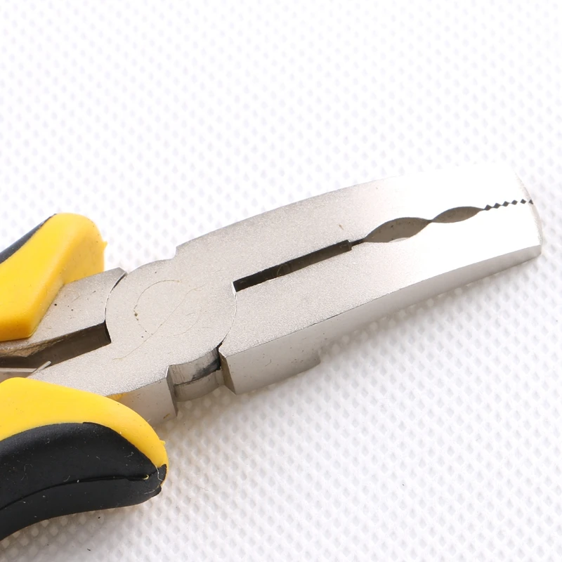 Yellow&Black Handle B Type Hair Extension Pliers with 2 Oval Holes 1 (1)