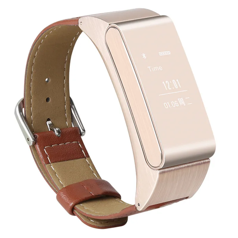 Conversa com Destacável Fone de Ouvido Monitor para Android Pulseira Banda Apoio Bluetooth Pedômetro Inteligente Sono Ios 2in1