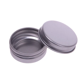

20PCS Empty Containers 15ML Cosmetic Refillable Containers Lip Gloss Cream Aluminum Makeup Case Empty Cosmetic Jars #52640