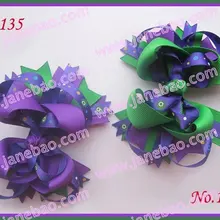 30 шт., банты волосов 4,5 ''бутик забавные, для волос для девочек, с бантом, заколки для волос, смешанные цвета