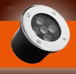 Бесплатная доставка Розничная 5 Вт СИД Подземный Лампы/привело подземный свет/сад водить пятна лампа/IP68 AC85V-265V/CE & RoHS