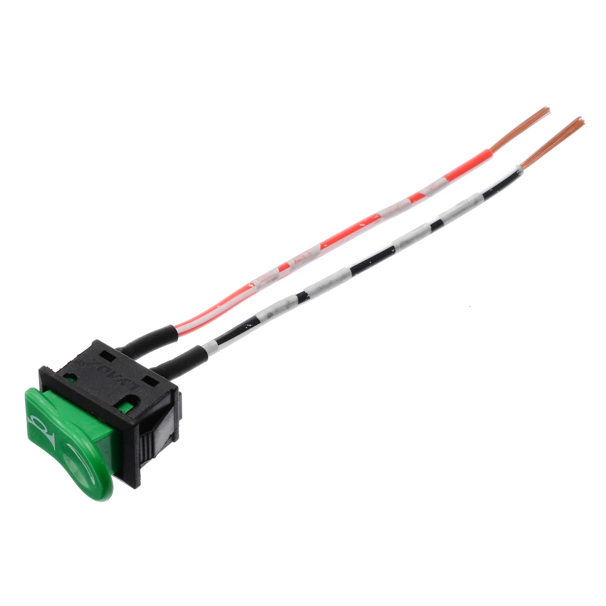 Hot Universal Car Horn Switch Button E-bike Motorcycle Horn Momentary Push Switch Green ABS Plastic