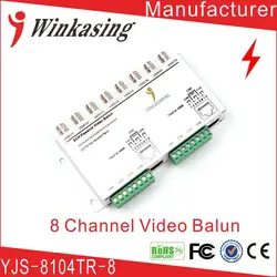 Cctv 8-канальный пассивный видео балун камеры cat5 dvr bnc utp rj45 трансивер безопасности cctv видео балун передатчик 3 шт