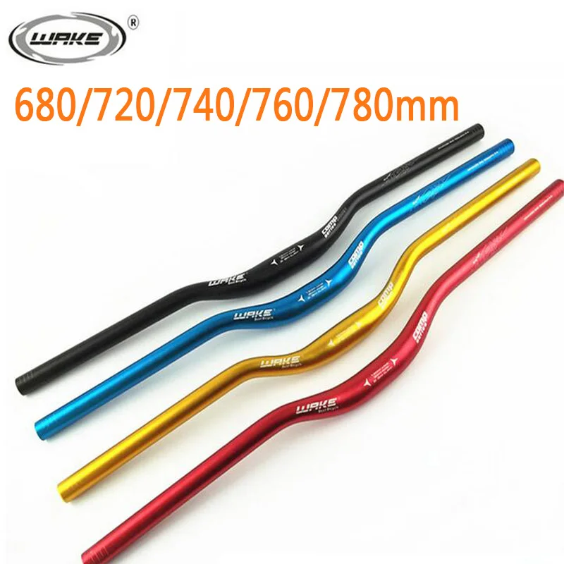 WAKE Aluminum Alloy Bike longer handlebars MTB bike handlebar and Road Bike handlebar Bicycle