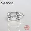 New Fit Original European Bracelets 925 Sterling Silver Cut Animal Bull Terrier Charms Beads Personalized Jewelry Making Gifts 3