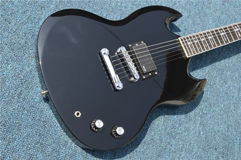 2019 SG Новая Электрогитара гитара хорошего качества звука черный 1 пикап бесплатная доставка