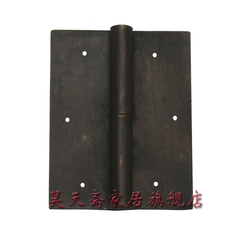 

[Haotian vegetarian] Chinese furniture copper fittings / antique copper hinge / copper hinge / shake skin HTF-050