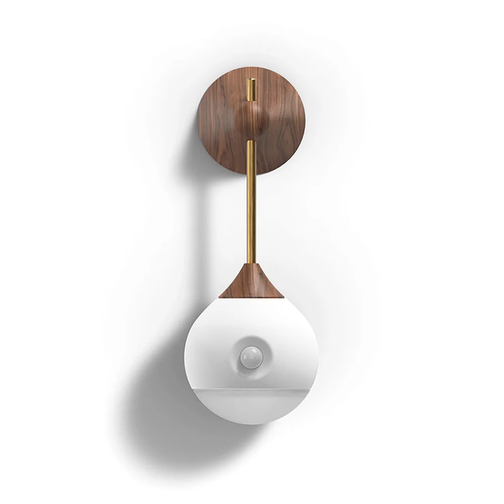 

Smart Sensor Night Light 120 Degrees Infrared Induction Wall Lamp USB Charging Bed Light Removable Corridor Night Lamp