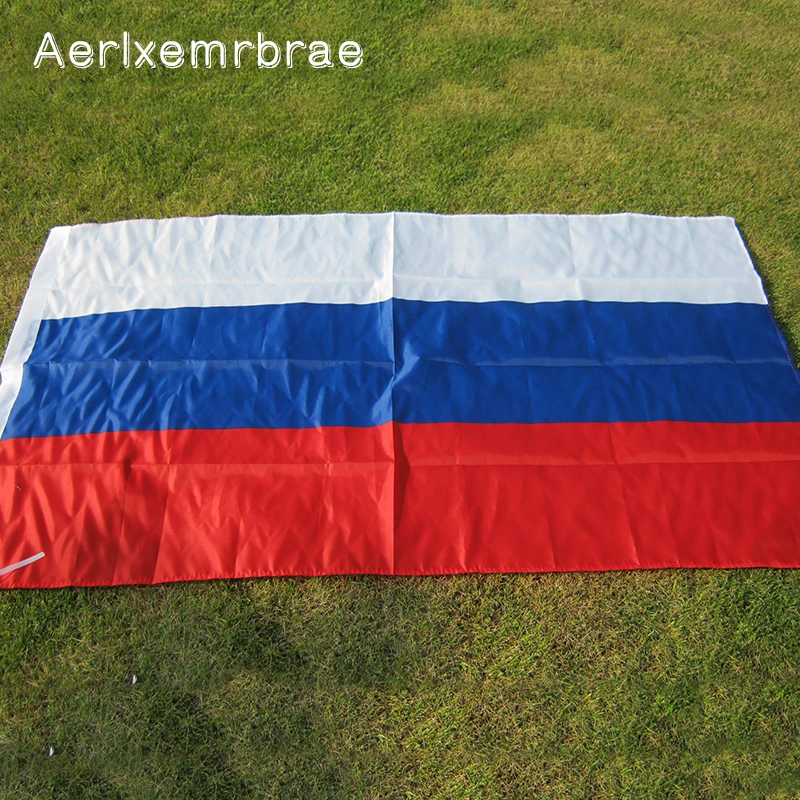 Image Free Shipping  Free shipping 60*90cm Hanging big Russian National flag for Festival the world cup Home Decoration flag banner