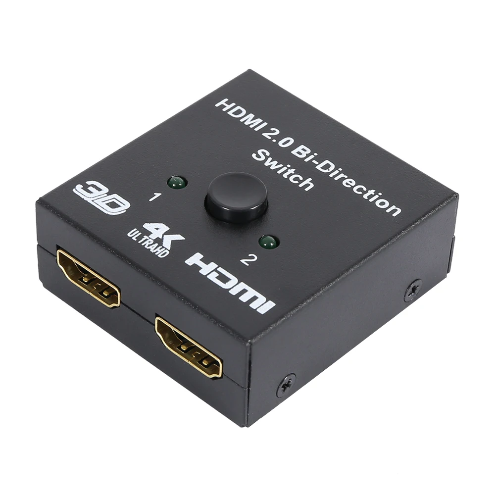 HD 4K HDMI 2 0 Bi Direction интеллектуальный коммутатор 2x1 1x2 In Out Switch Split ter Video усилитель