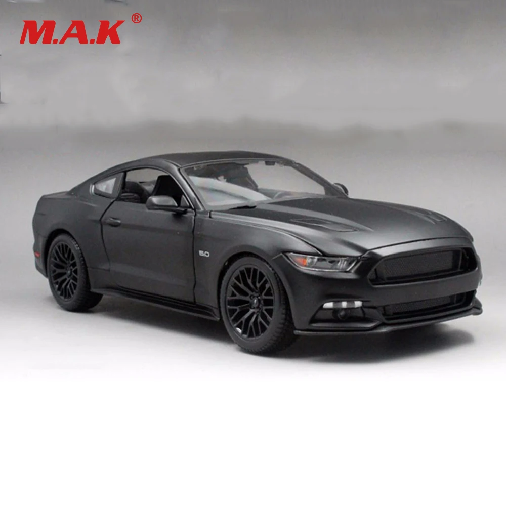 Детские игрушки 1:18 Масштаб черный GT 5,0 литой автомобиль модель игрушки для детей подарок с коробкой