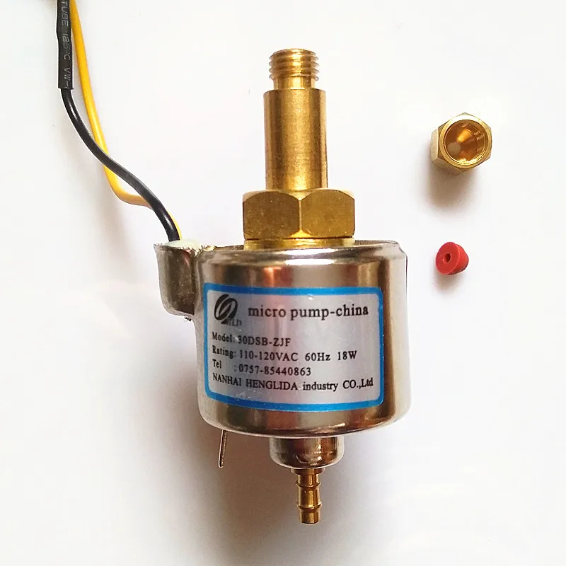 

Electromagnetic pump model 30DCB-ZJF Voltage 110-120VAC-60Hz Power 18W