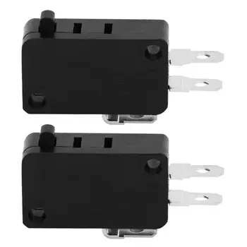 

Electric Cooker 5E4 Times Durable KW3AT-16 Microwave Oven Door Switch 125V/250V 16A Micro Switch Normally Close 2pcs
