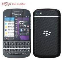 Оригинал горячей продажи 100% оригинального blackberry Q10 8MP 2 ГБ Оперативная память + 16 ГБ Встроенная память 4 г сетевой FM Wi-Fi Восстановленное сотовом телефоне
