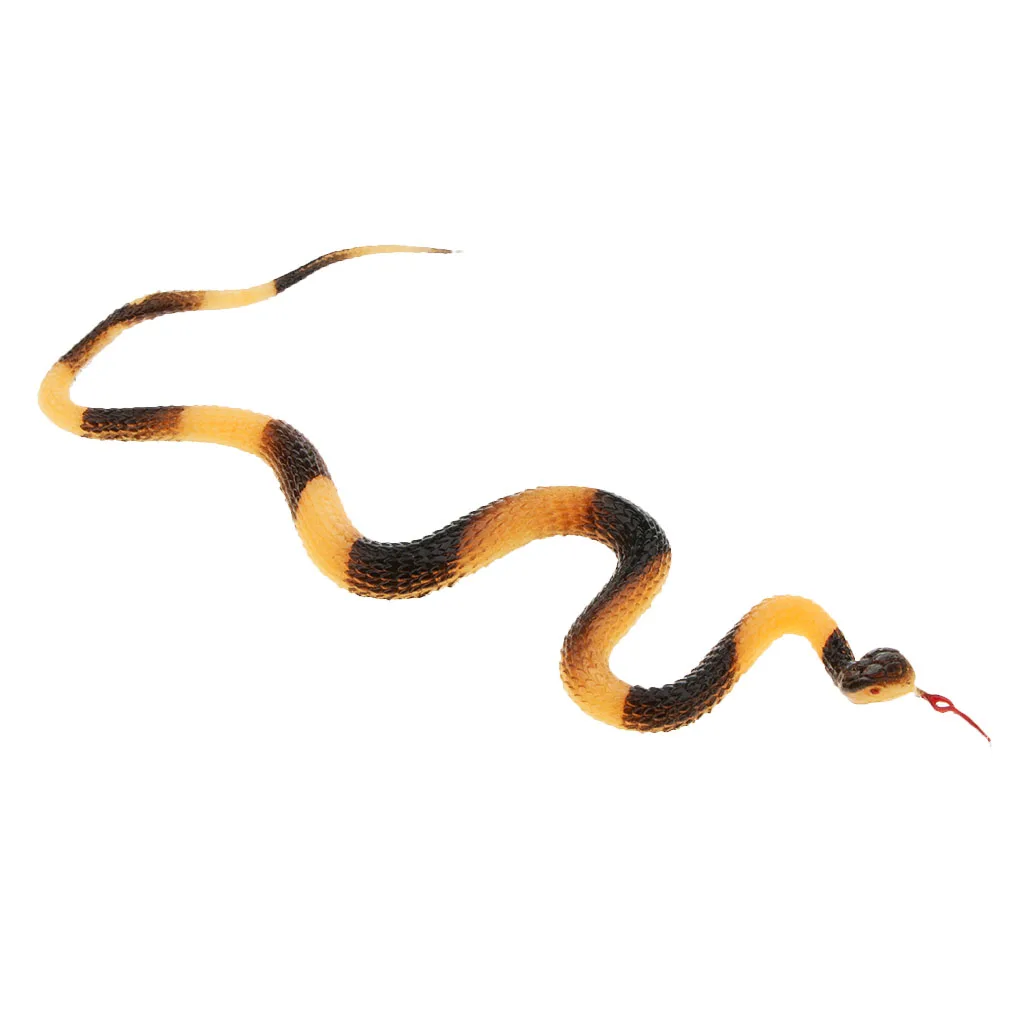 Rubber Lifelike Snake Scary Gag Prank Terrifying Party Bag Filler Toy Kids Boy Halloween Gift