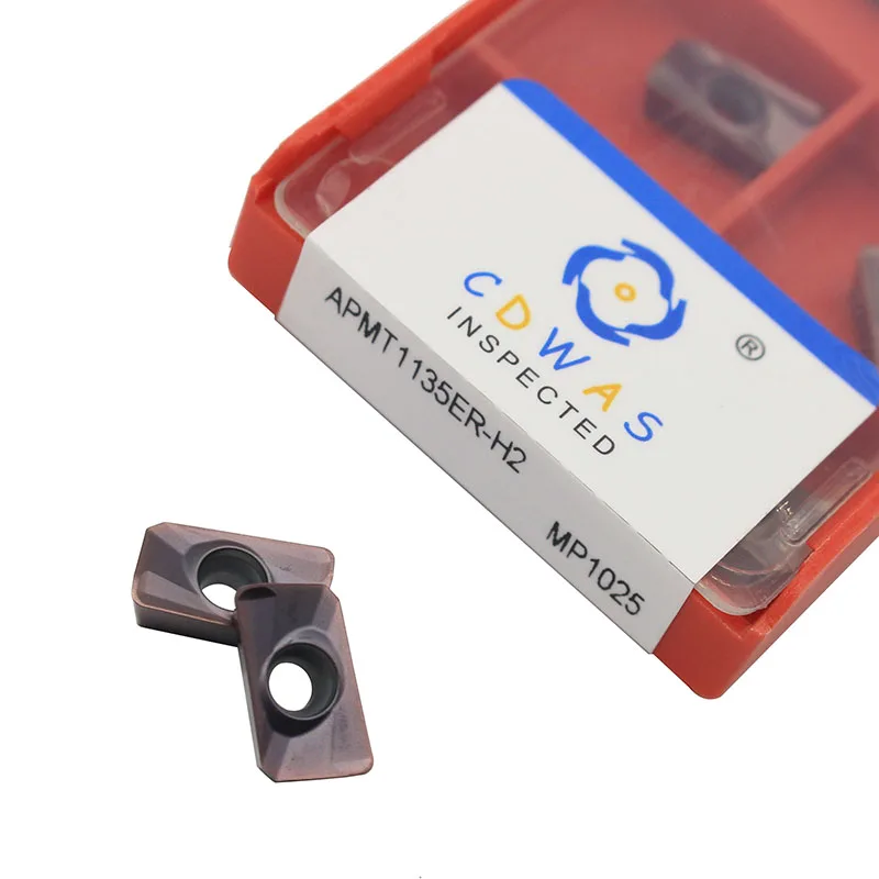 

High quality APMT1135 2 MP1025 Carbide insert milling turning tool Lathe tool Turning insert for machining steel parts