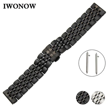 

Stainless Steel Watch Band 20mm for Samsung Gear S2 Classic R732 / R735 Quick Release Strap Wrist Belt Bracelet Black White