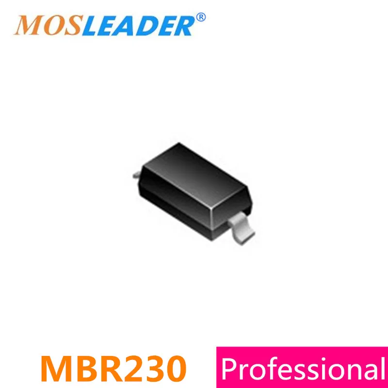 Mosleader MBR230 SOD123 3000PCS 2A 30V 1206 Schottky rectifier Made in China High quality | Электроника