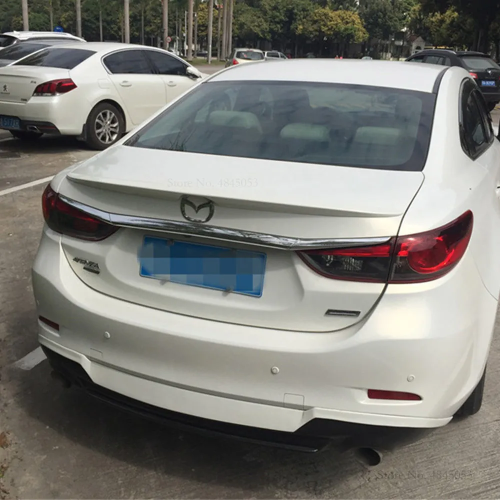 Спортивный спойлер AITWATT для Mazda 6 ATENZA 2014 2018 высококачественный черный праймер из