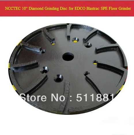 10 Diamond Concrete Grinding Disc Head Plate For Edco Blastrac