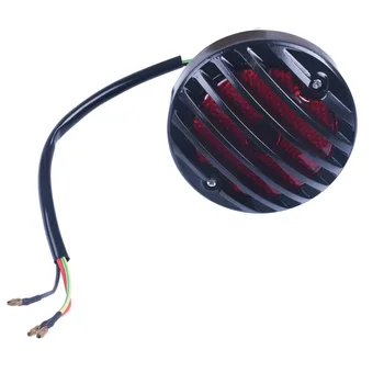 

Universal motos Motorcycle LED Brake Tail Light Turn Signal Black Plastic For Halley