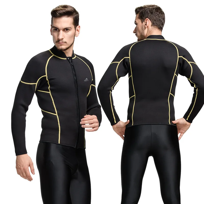 3mm warm winter wetsuit for snorkeling scuba swimwear men diving