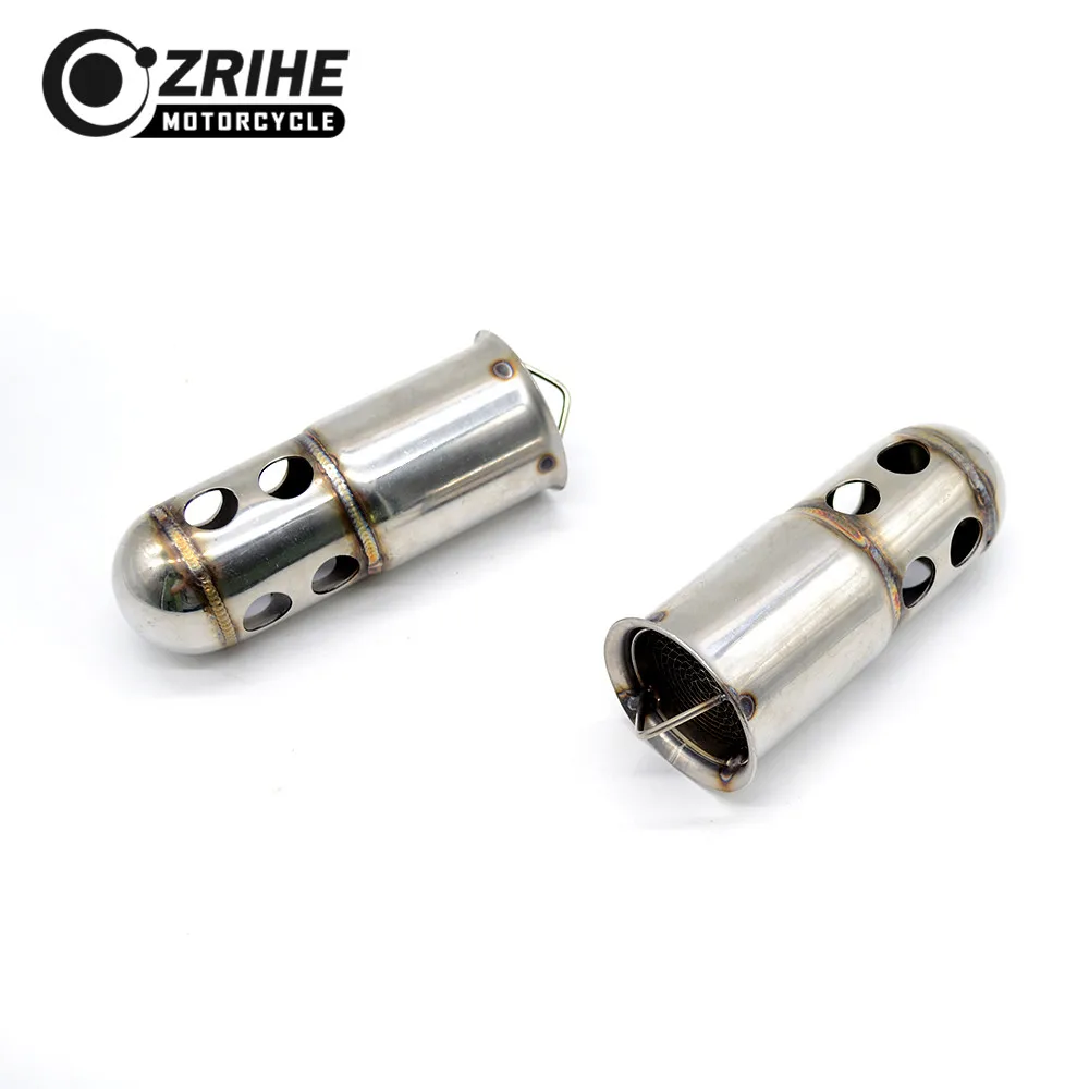 50mm Universal Motorcycle Exhaust Muffler Adjustable Silencer Db Killer Pipe Tip Racing Street Bike Scoote for Yamaha  Buell MV