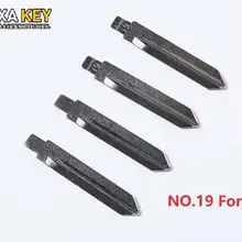 10 шт.) No.19 металлической заготовки балванки для ключей KD складной пульт дистанционного ключа для Ford