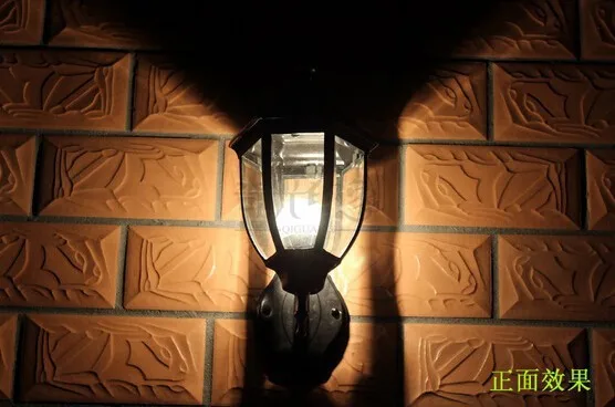 Деревенский Открытый водонепроницаемый фонари из кованого алюминия бра балкон лампа