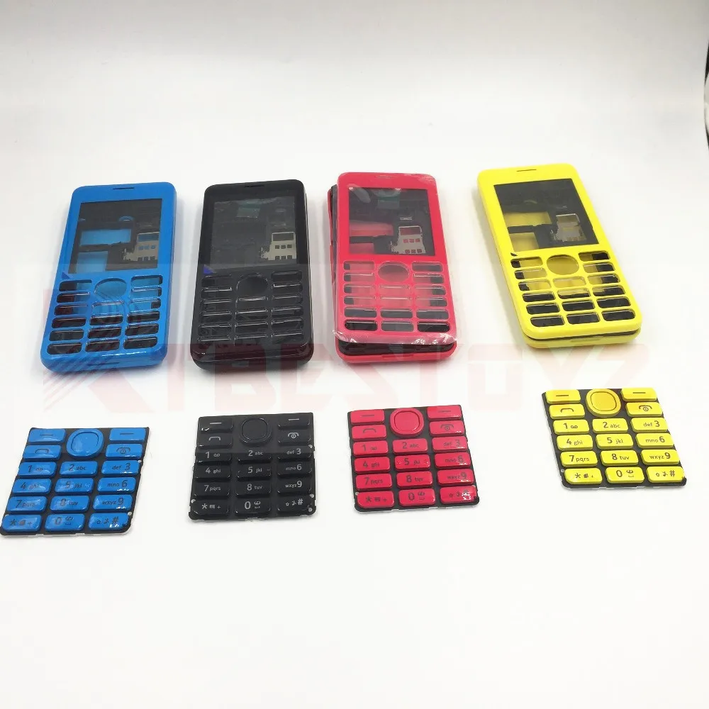 

Good quality Original For Nokia Asha 206 2060 Housing Cover Door Frame + Battery Back cover+Keypad + Logo