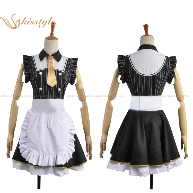 Kisstyle Fashion Love Live! Hanayo Koizumi слуга Одежда Домашняя горничная униформа косплей костюм