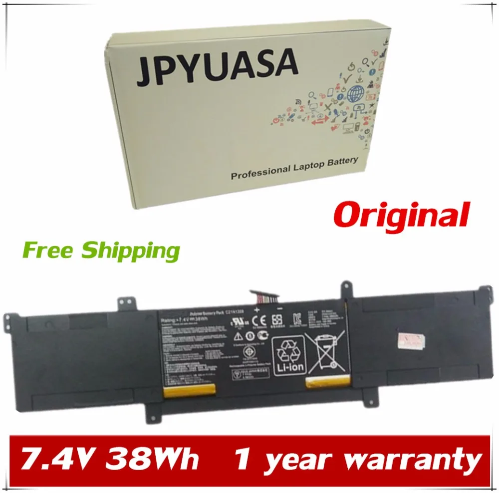 

JPYUASA 7.4V 38Wh 4965mAh Original Laptop Battery C21N1309 For ASUS VivoBook S301LA S301LP Q301L C21PQ2H 0B200-00580100M Tablet