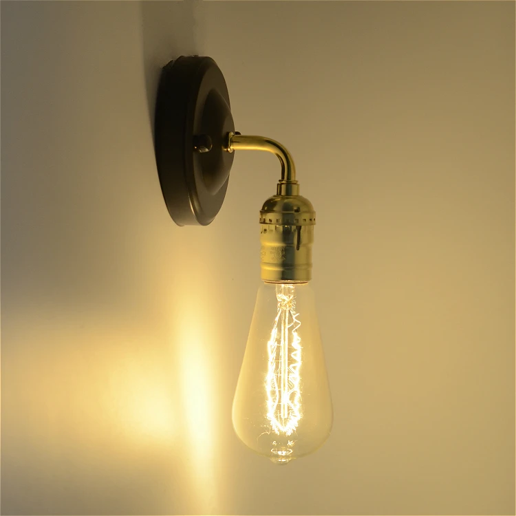 Lâmpadas de Parede edison e27 suporte da lâmpada Características : Wall Mounted