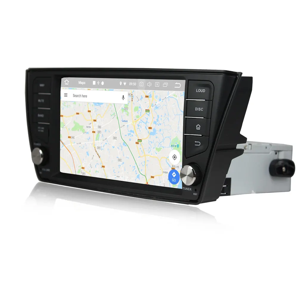 Excellent Pure android 8.0 Octa core car dvd player for Skoda Fabia 2015 2016 2017 Car Radio With 4GB RAM 32GB ROM Bluetooth GPS 2