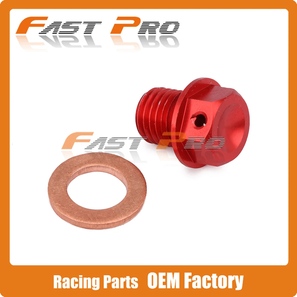 CNC Aluminum Oil Drain Plug Bolt Screw For Polaris RZR Ranger