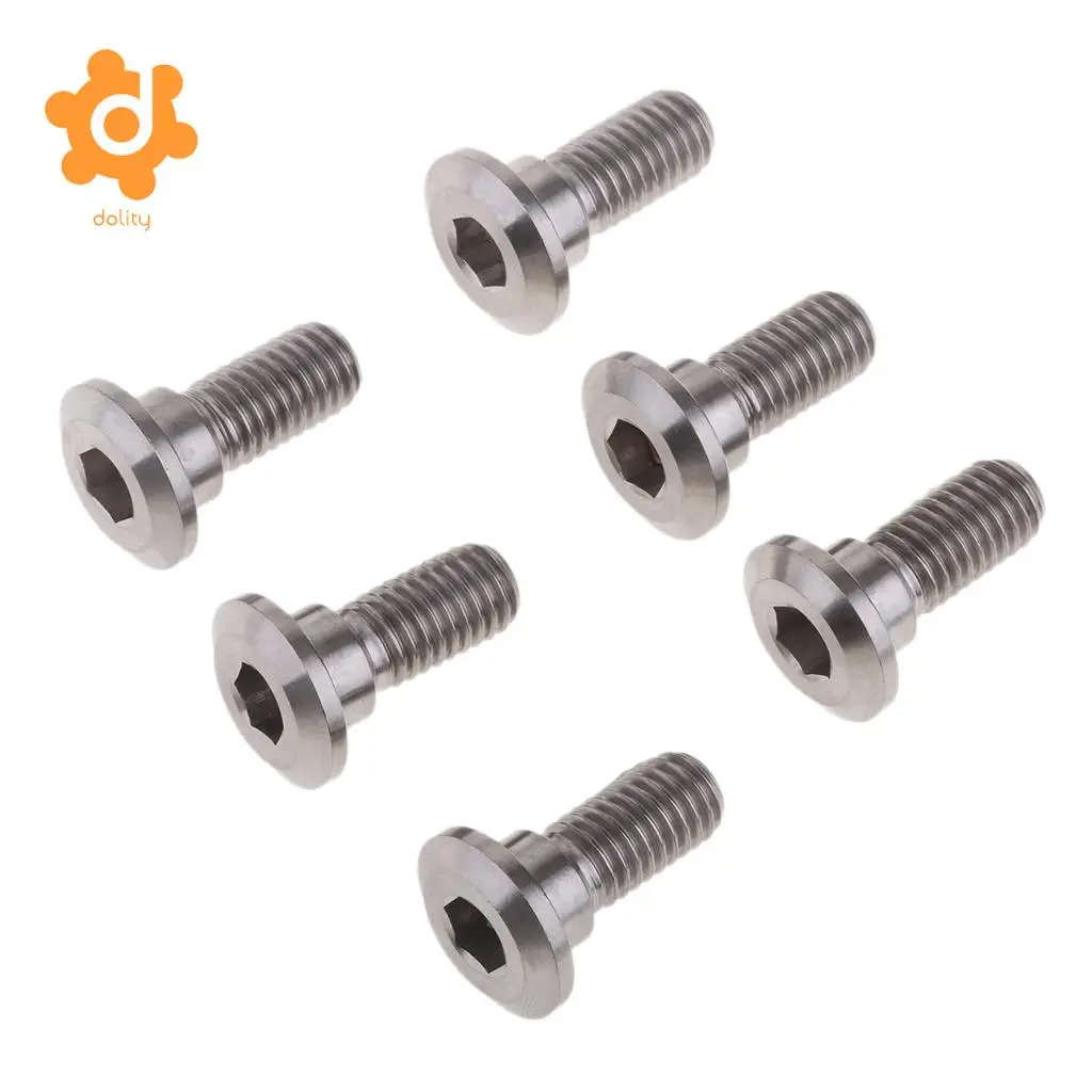 dolity  6 Pcs M8 x 20mm Titanium Motorcycle Hex Socket Head Cap Screws for Yamaha YZF R6 2006-2017 Custom