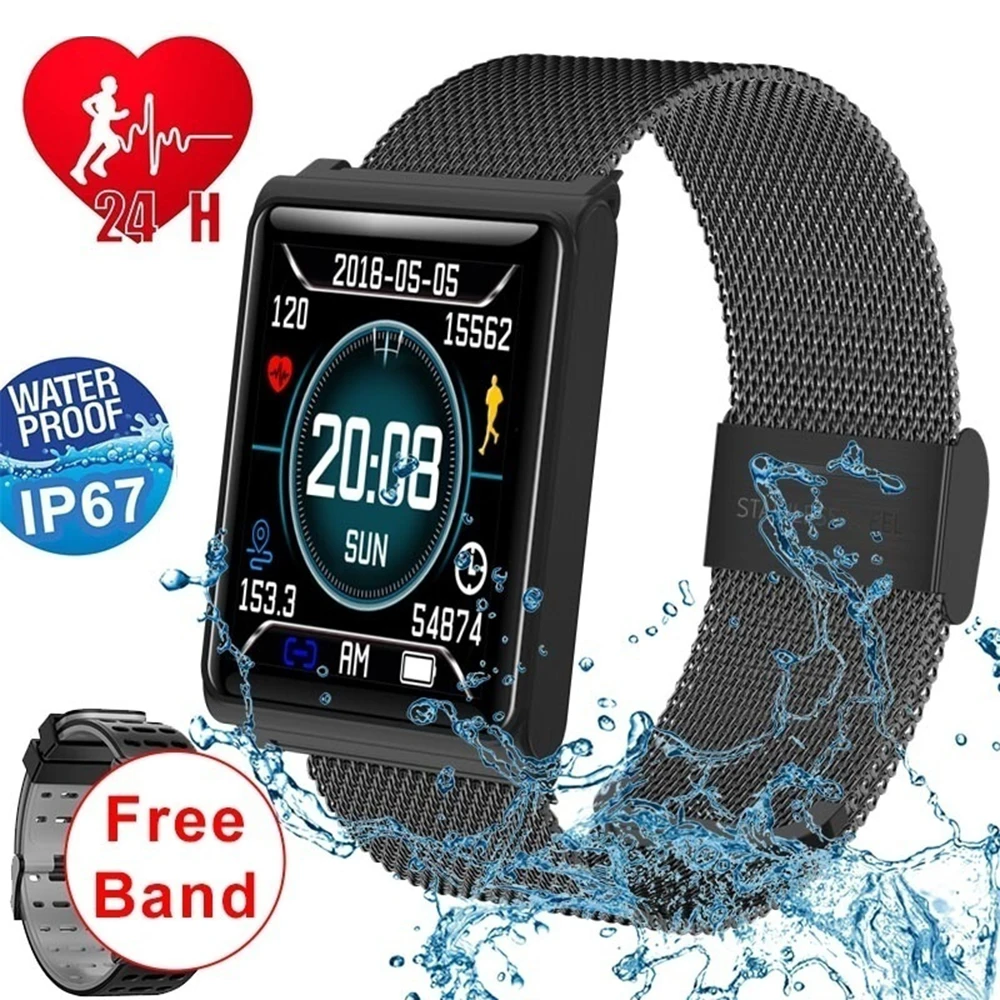 

Color LCD N98 Step counting Smart Bracelet Fitness Tracker Smart Wristband Bluetooth Motion tracking Smart Watch