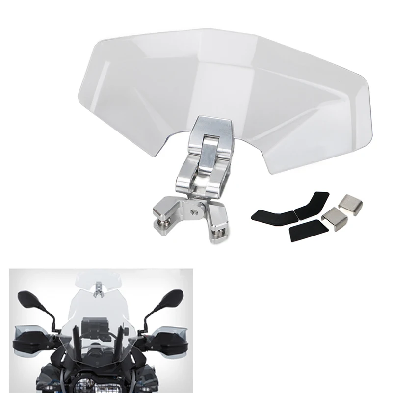 

Motorcycle Windshield Transparent Windscreen Bracket Screen Protector for BMW R1200GS LC Adventure 2014 to 2019 R1250GS GSA