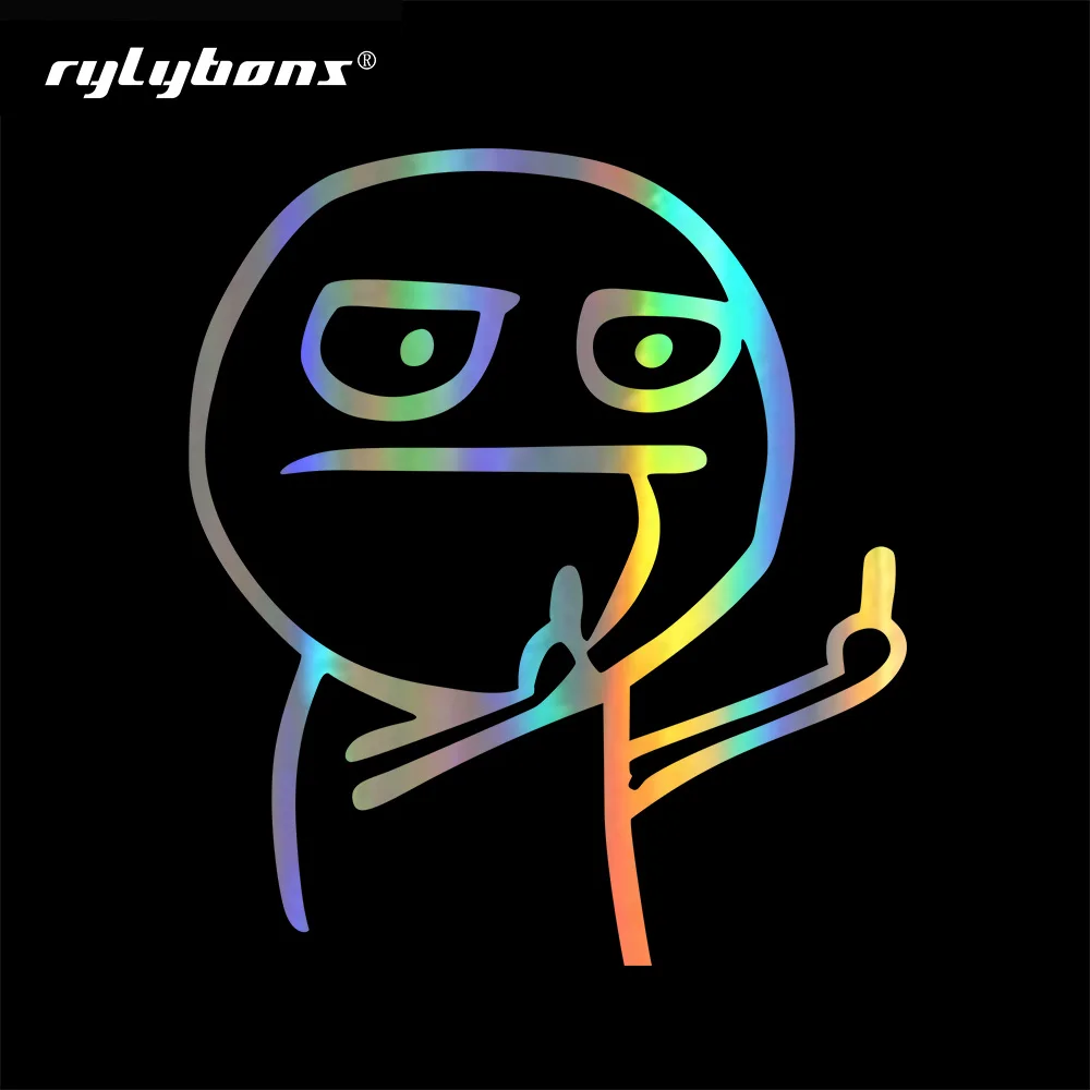 Rylybons новый автомобильный Стайлинг 15*17 см вертикальные автомобильные наклейки на