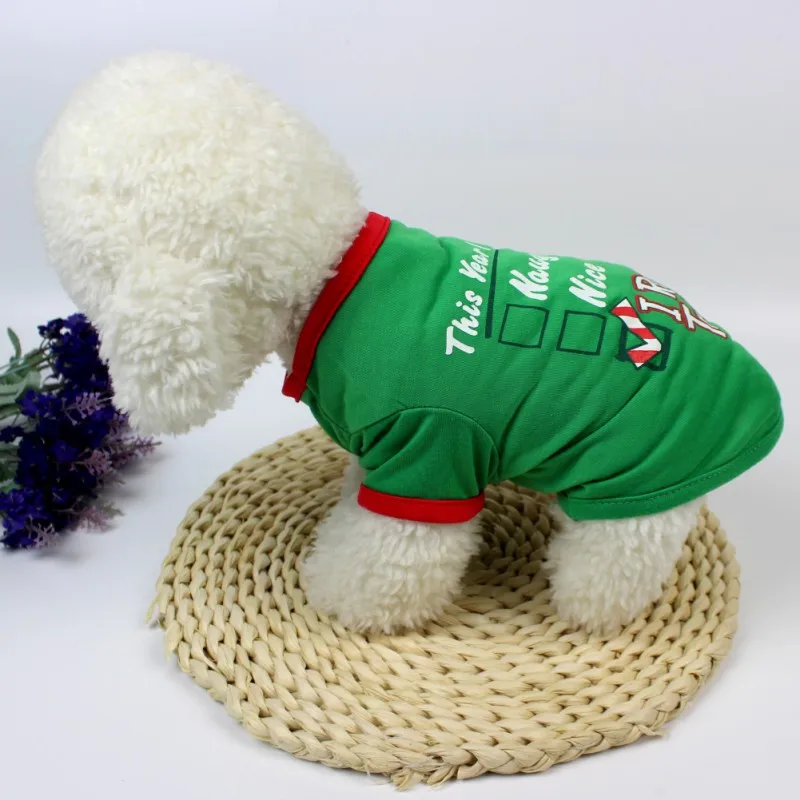 XS/S/M/L красная одежда для собак es Рождественский костюм одежда с героями мультфильмов для маленьких Одежда для собак костюм платье зимняя одежда пальто одежда