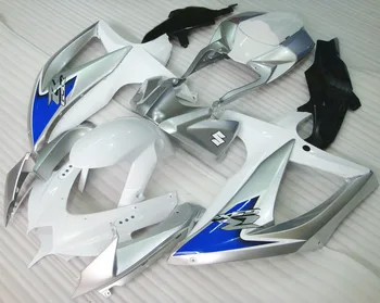 

Injection mold For Silver White B436 SUZUKI HOT 08-10 GSXR750 2008 2009 2010 GSXR 600 750 GSXR600 K8 08 09 10 Fairing