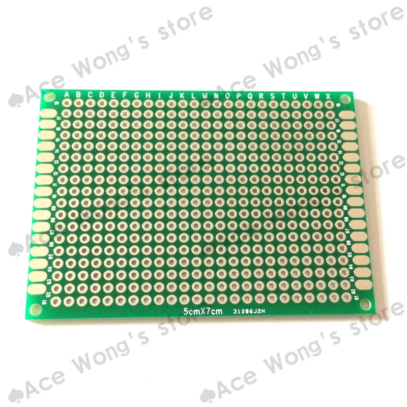 

1pcs 5x7cm PROTOTYPE PCB 2 layer 5*7 panel Universal Board