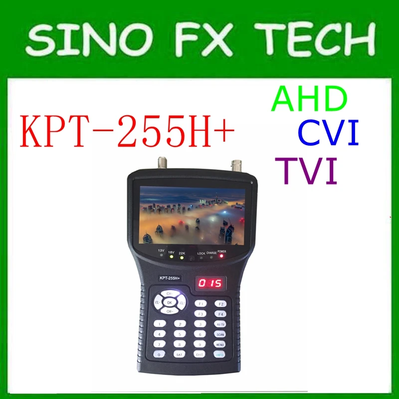 DVB S2 цифровой HD спутниковый Finder метр KPT 255H + 4 3 дюймов TFT ЖК дисплей показывать