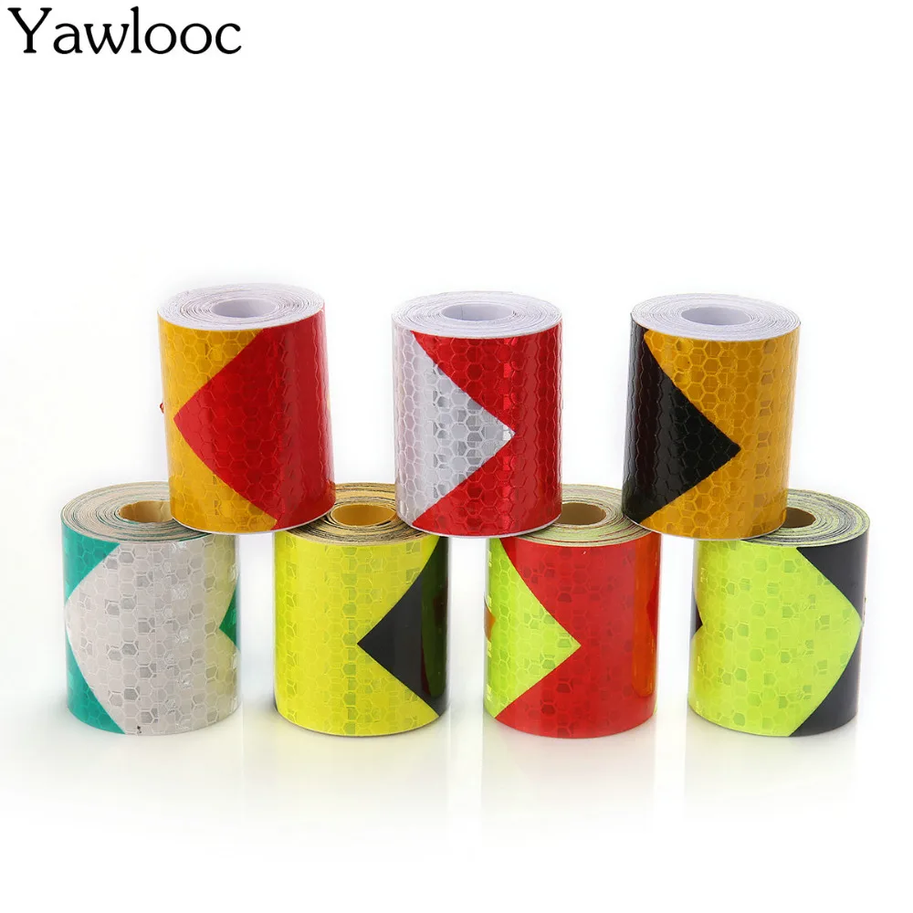 

5cmX 3m Car Reflective Tape Film Stickers Car Styling Automobiles Motorcycle Safety Warning Conspicuity Reflective Adhesive Tape