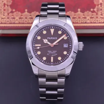 

40mm Parnis watch mens Luminous Sapphire glass japan Miyota mechanical Automatic mens watch