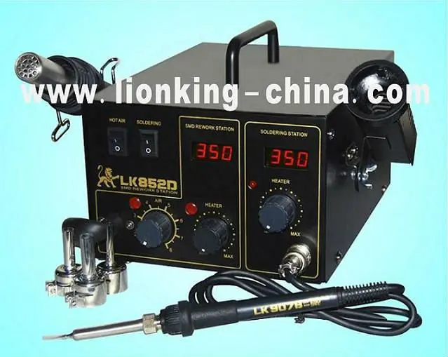 Buy 852D SMD Rework Soldering station from Reliable station soldering suppliers