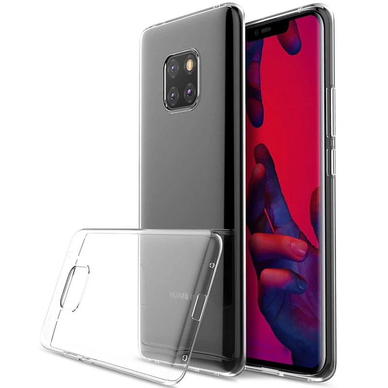 

0.3mm Ultra Thin Soft TPU Clear Case For Huawei Mate 20 20X 10 Pro Lite Nova 4 5 5i Y9 Y6 P Smart Protective Back Cover